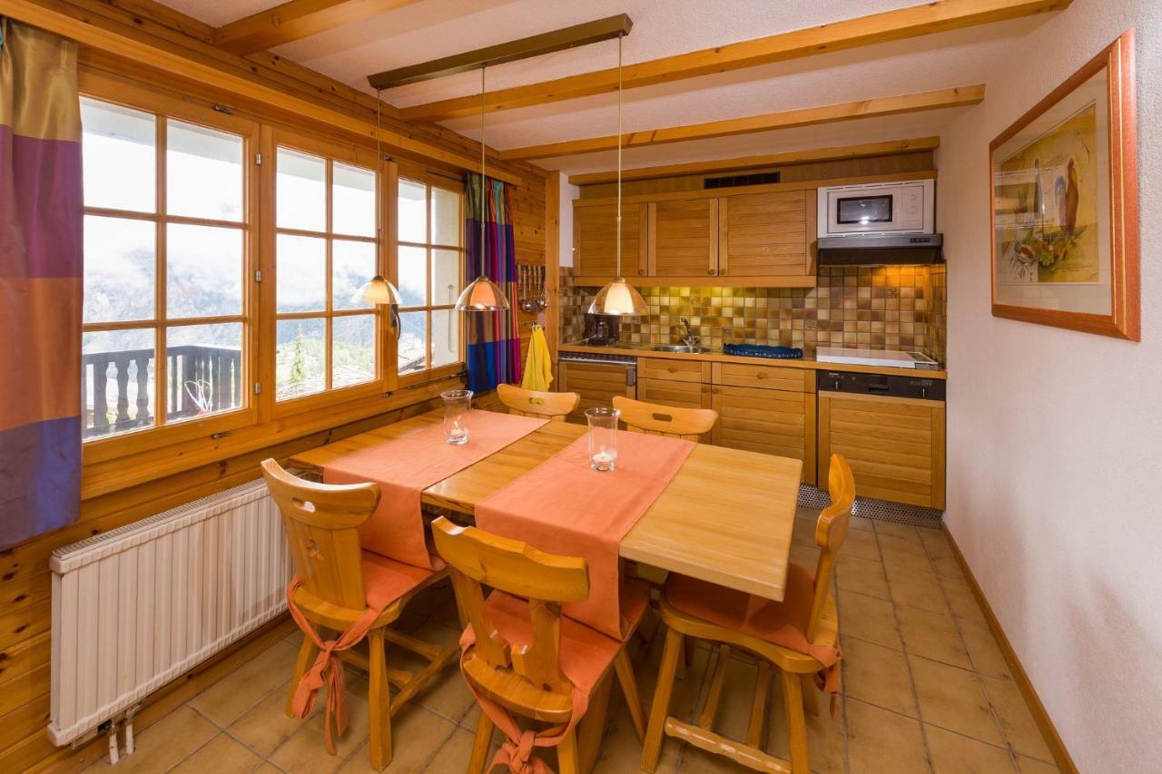 Apartment Schinkenheim "Bei Fuchs & Hase" Grächen Eksteriør billede