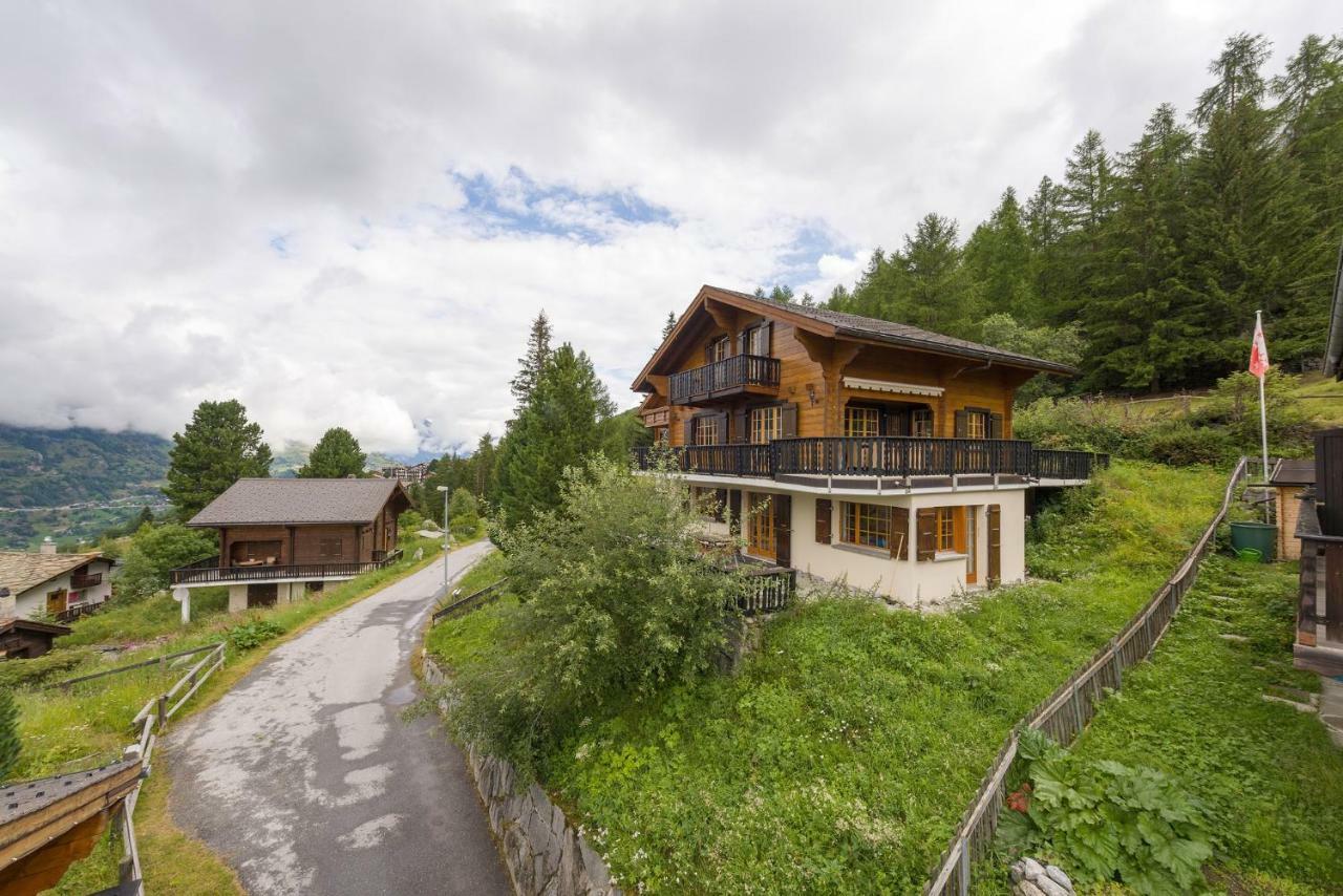 Apartment Schinkenheim "Bei Fuchs & Hase" Grächen Eksteriør billede