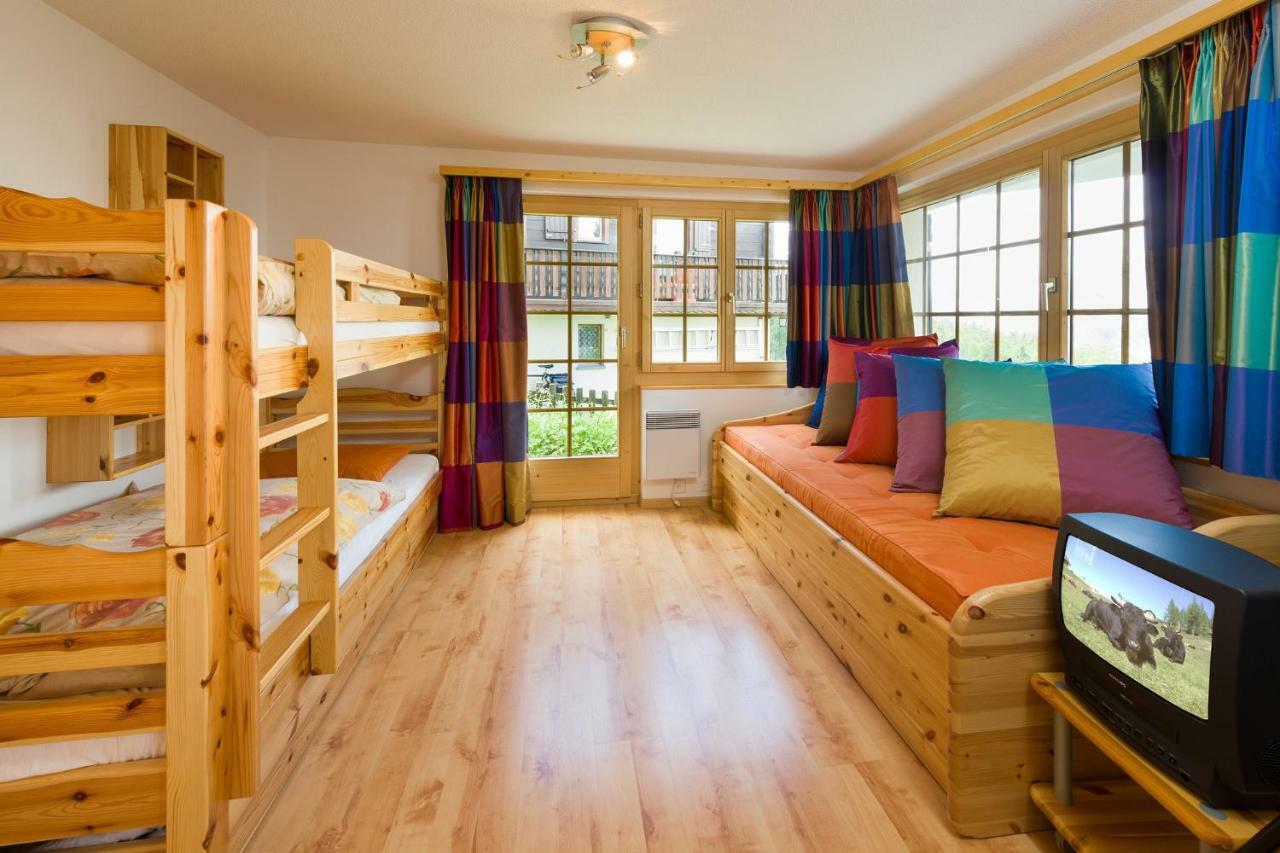 Apartment Schinkenheim "Bei Fuchs & Hase" Grächen Eksteriør billede
