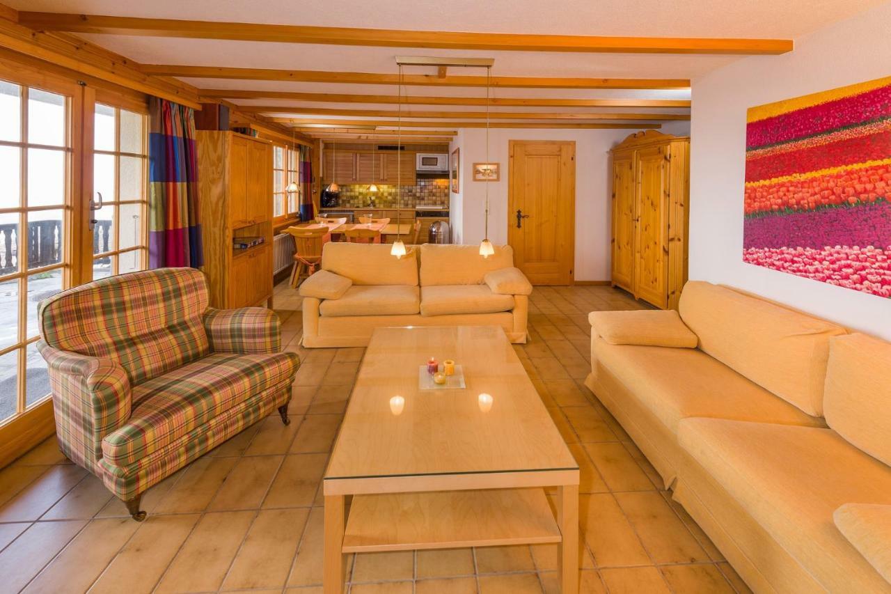 Apartment Schinkenheim "Bei Fuchs & Hase" Grächen Eksteriør billede